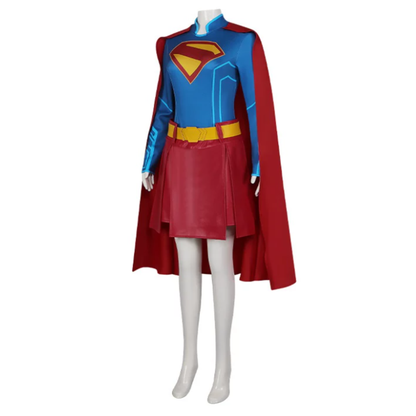 Supergirl COS Cosplay Costume – Bodysuit with Cape & Magic Robe – Halloween Outfit | DC004 party X party