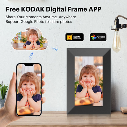 Kodak - 10.1" WIFI Photo Frame RCF-1018-BK (Black) – LP-236