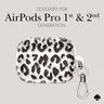 kate spade New York - AirPods Pro (1st2nd Gen) Kate Spade - Urban Leopard BlackGold FoilClear KS052924 – LP-108 - party X party