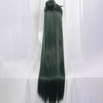 Sailor Moon Setsuna Meiou Cosplay Wig – Dark Green Long Straight 120CM SM015 party X party
