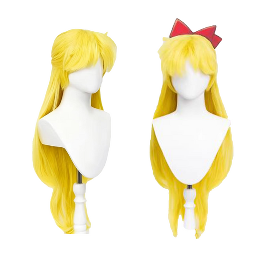 Sailor Moon Minako Aino Cosplay Wig – Long Blonde Styled Hair SM016 party X party