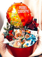 將圖片載入圖庫檢視器 🎄聖誕套裝 -平安夜款氣球組合--精美金箔酒、水果禮盒🎄 -0010
