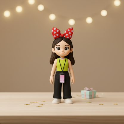 3D Printed Figure, Custom Made from Image, Creative Portrait Doll/Figurine, Couple's Gift