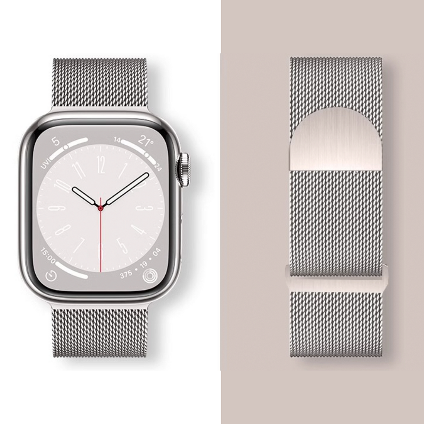 Apple Watch Milanese Loop Stainless Steel Band – Magnetic Clasp SW-14 party X party