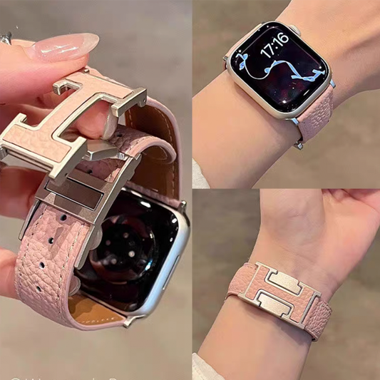 Cross-Border INS Style – Apple Watch Litchi Grain Leather Strap SW-21 party X party