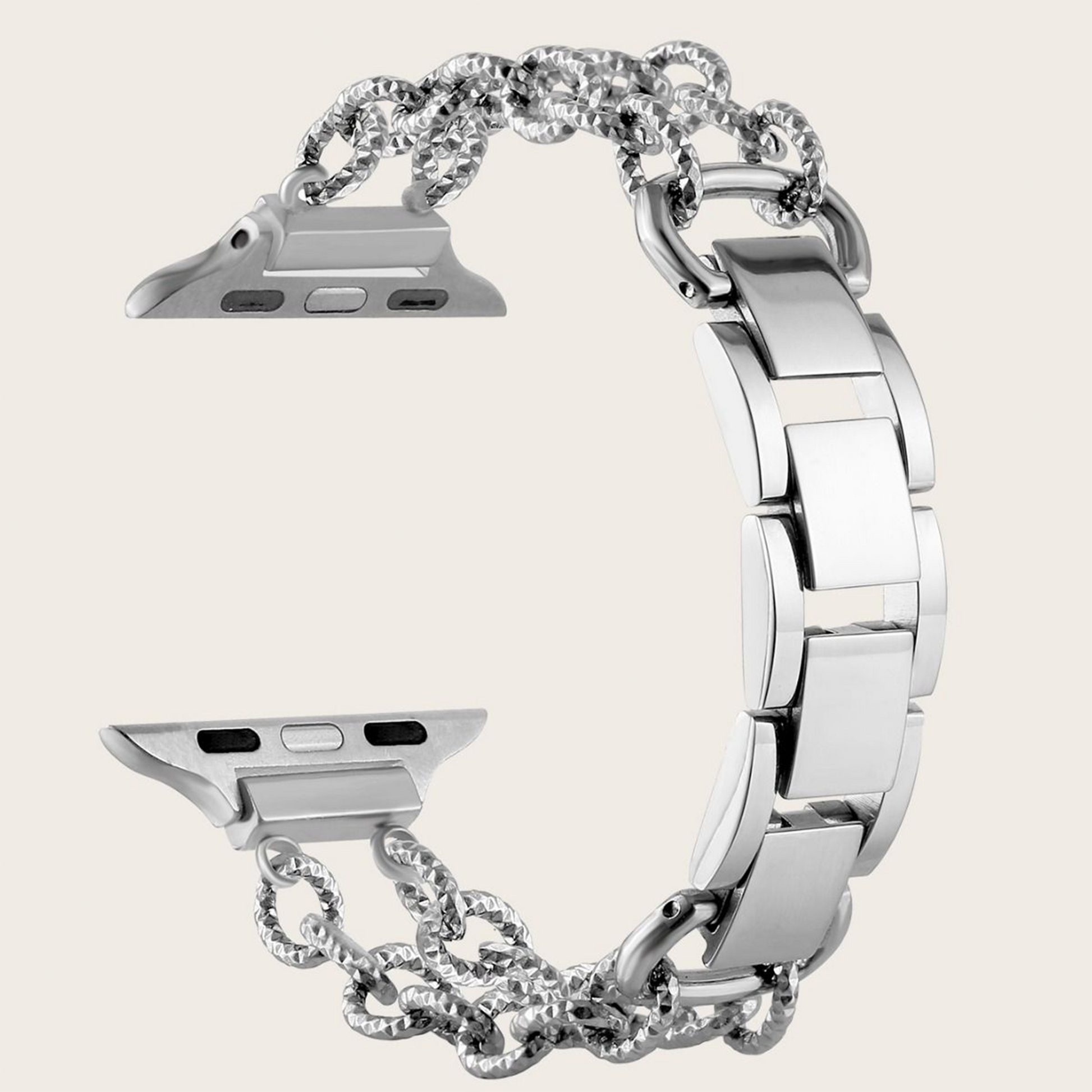 Apple Watch Stainless Steel Strap – Double Row Round Links SW-20 party X party