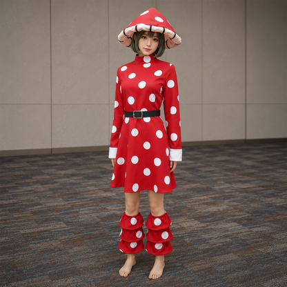 Kinoko Komori Cosplay Costume – My Hero Academia Season 5 Anime Halloween Carnival Outfit | UA002