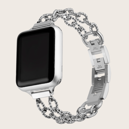 Apple Watch Stainless Steel Strap – Double Row Round Links SW-20 party X party