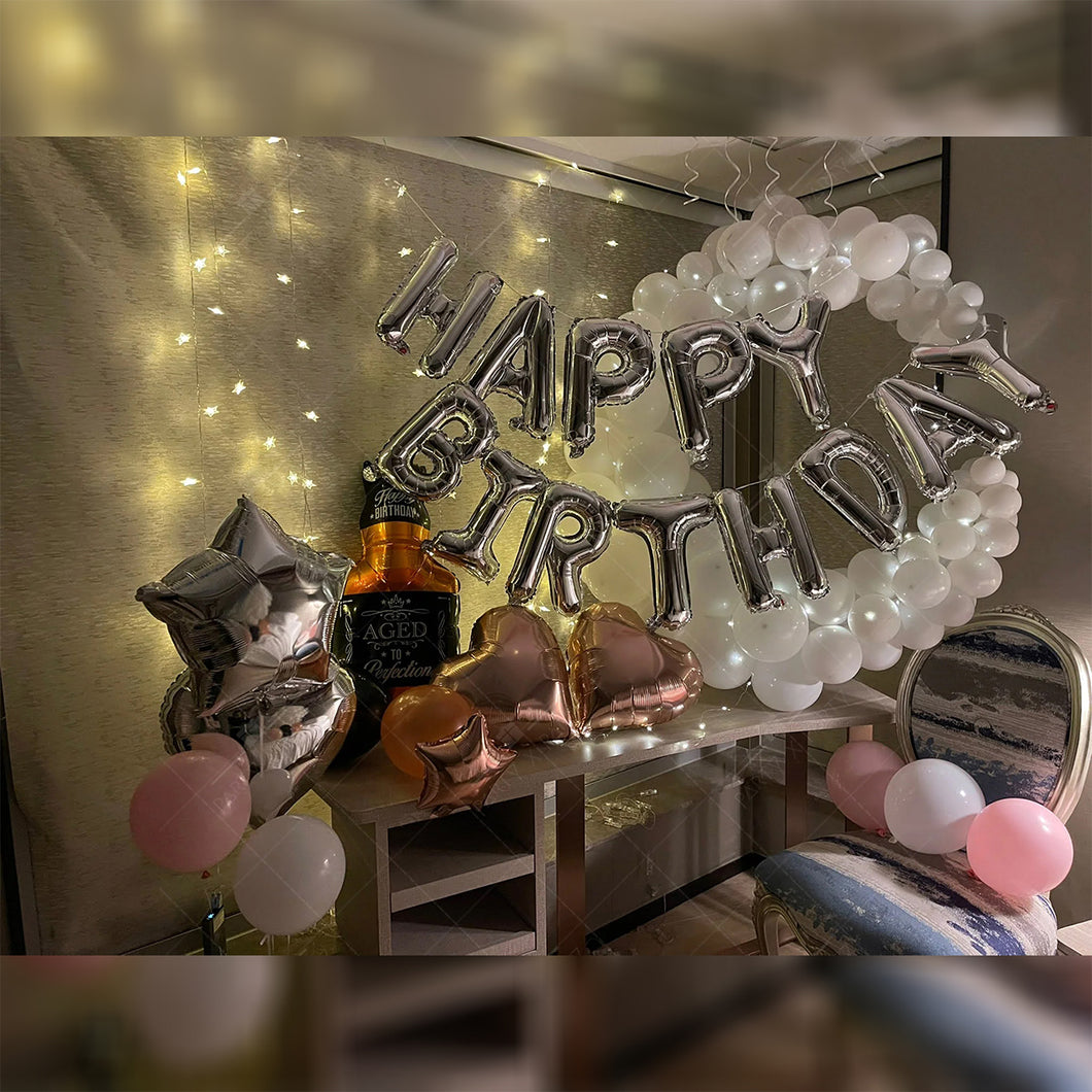 Three-dimensional big moon decoration package door-to-door decoration service--H004
