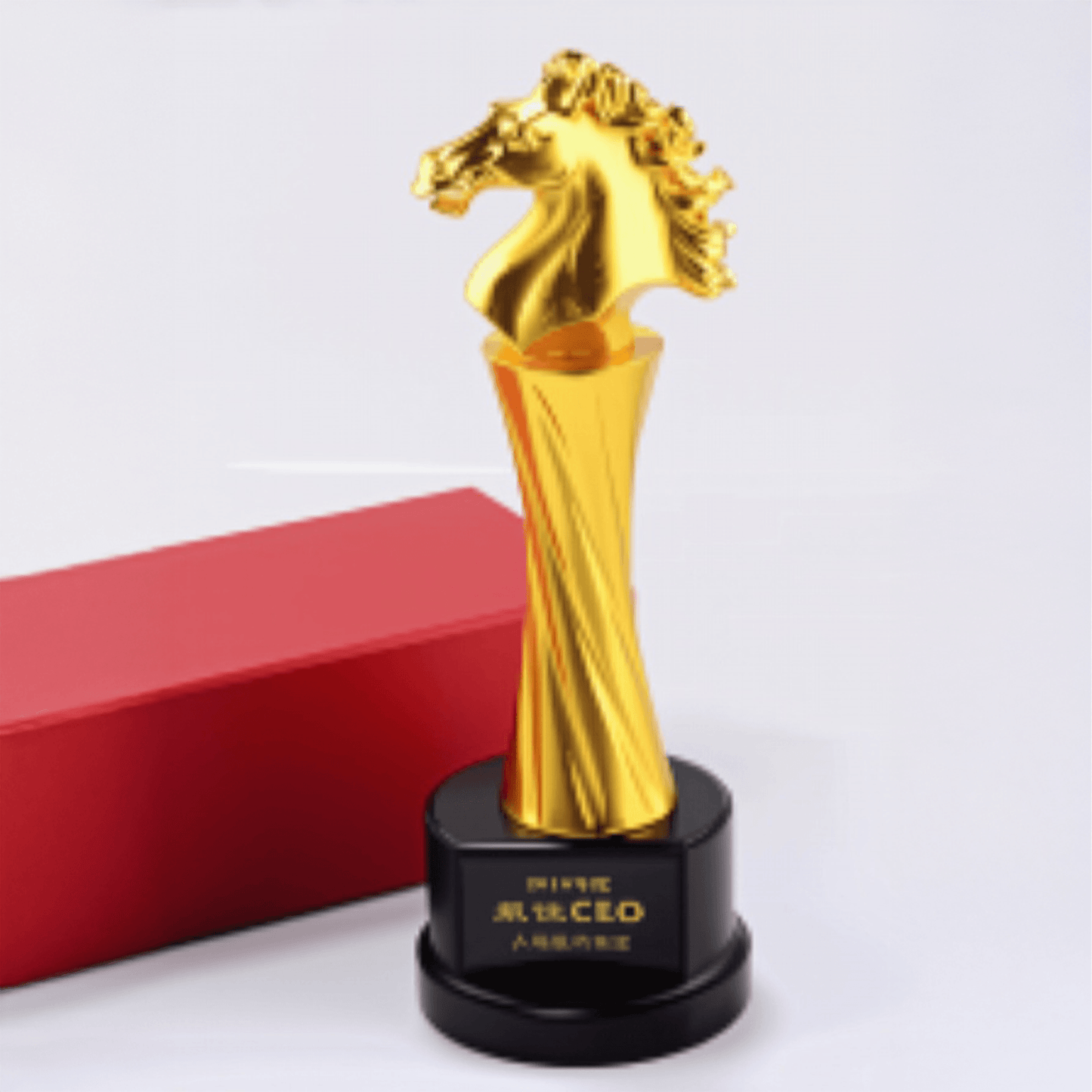 Metal Trophy Horse Head Trophy Creative Trophy Fixed Color Fixed Size Can Be Engraved – TR-1350 - party X party