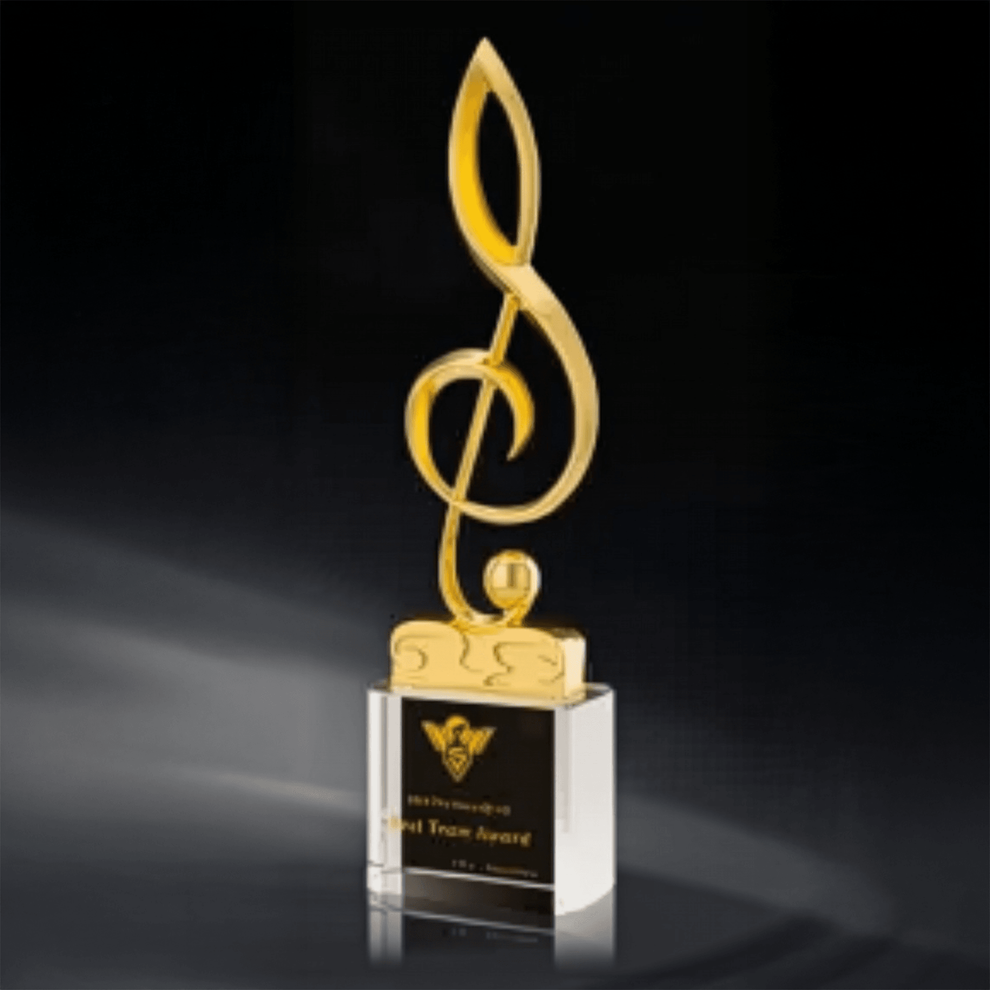 Metal Trophy Note Trophy Commemorative Trophy Creative Trophy Fixed Color Fixed Size Can Be Engraved – TR-1405 - party X party