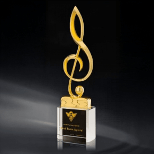 Metal Trophy Note Trophy Commemorative Trophy Creative Trophy Fixed Color Fixed Size Can Be Engraved – TR-1405 - party X party