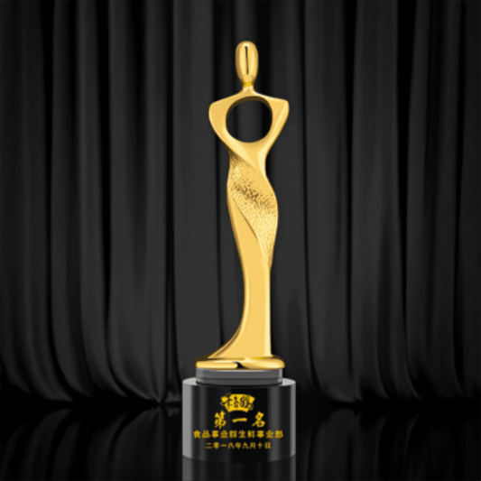 Metal Trophy Commemorative Trophy Creative Trophy Fixed Color Fixed Size Can Be Engraved – TR-1420 - party X party