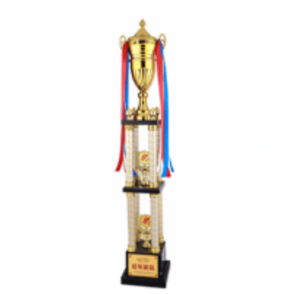 Engravable Metal Trophy | Creative Commemorative Award in Optional Sizes – TR-1435 - party X party