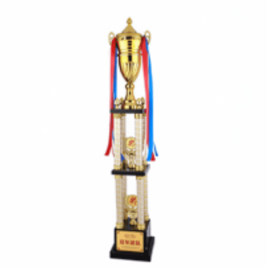 Engravable Metal Trophy | Creative Commemorative Award in Optional Sizes – TR-1435 - party X party