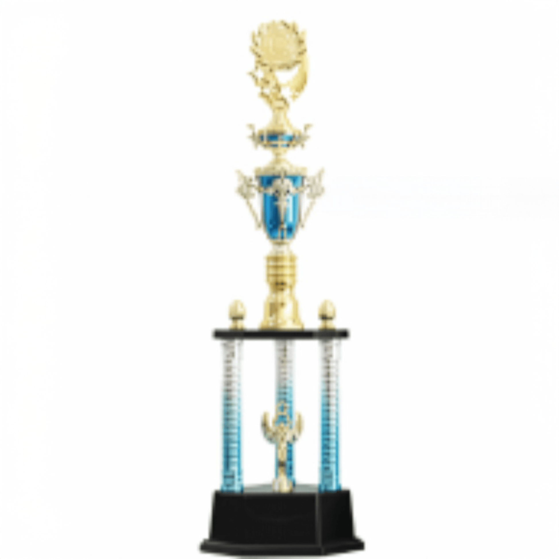 Engravable Metal Trophy | Creative Commemorative Award in Optional Sizes – TR-1440 - party X party