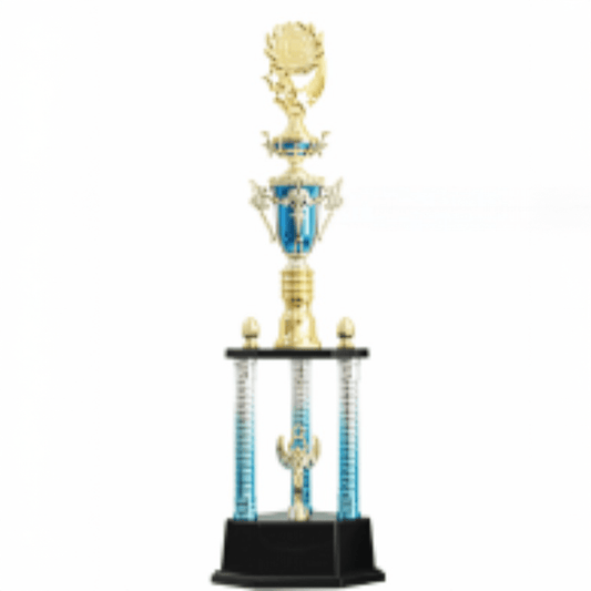 Engravable Metal Trophy | Creative Commemorative Award in Optional Sizes – TR-1440 - party X party