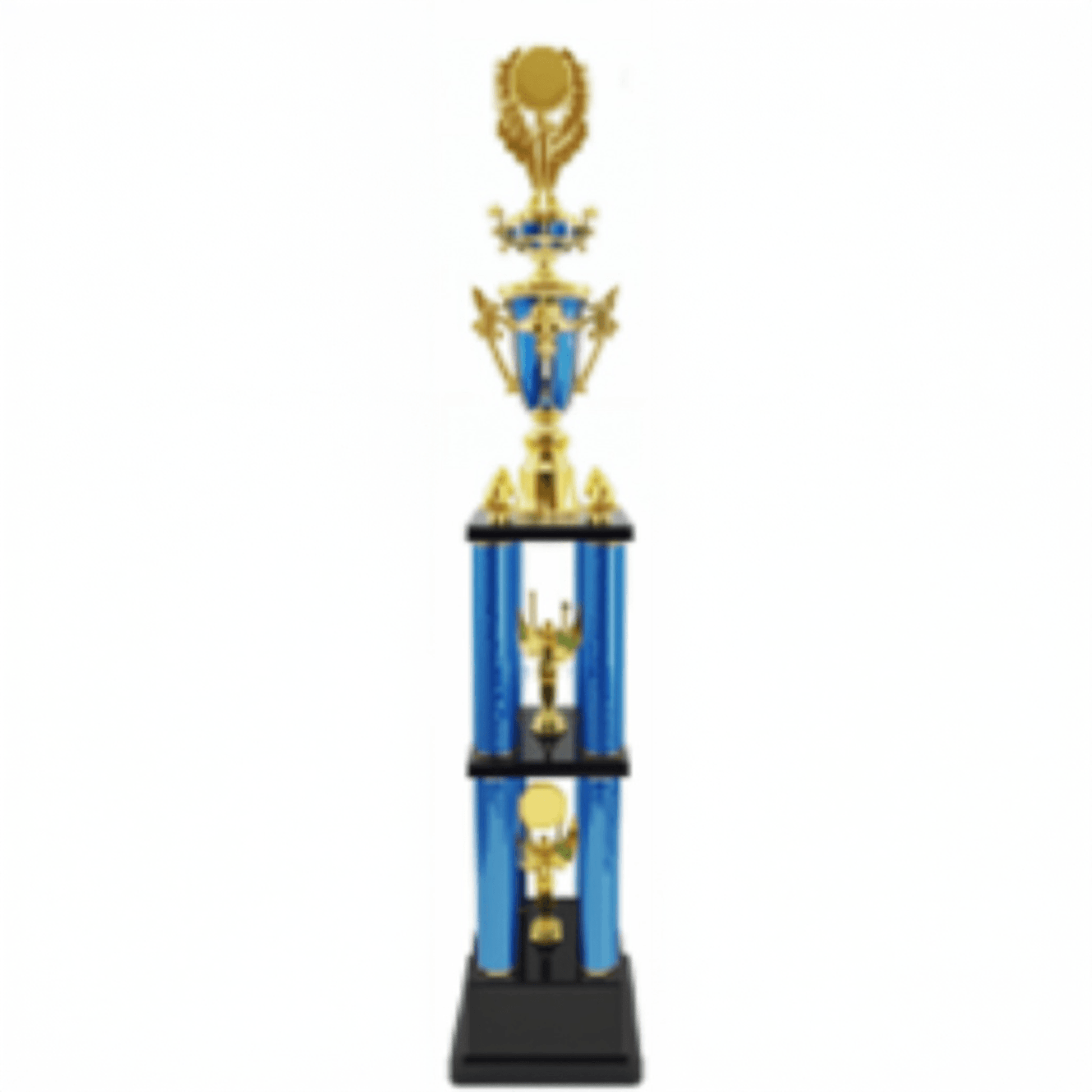 Engravable Metal Trophy | Creative Commemorative Award in Optional Sizes – TR-1450 - party X party