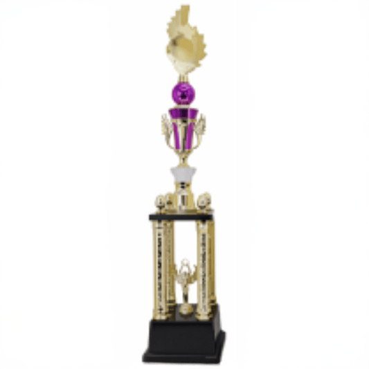 Engravable Metal Trophy | Creative Commemorative Award in Optional Sizes – TR-1465 - party X party