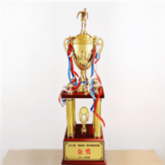 Engravable Metal Trophy | Creative Commemorative Award in Multiple Sizes – TR-1525 - party X party