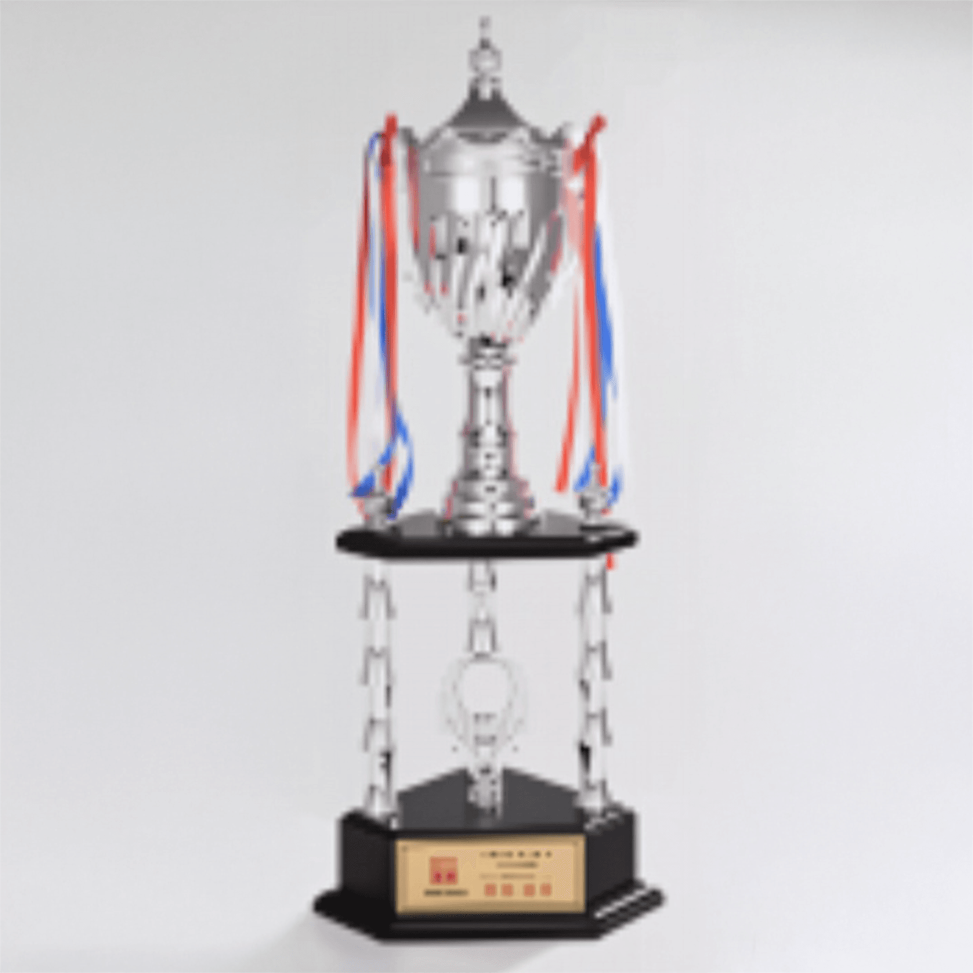 Engravable Metal Trophy | Creative Commemorative Award in Three Colors – TR-1535 - party X party