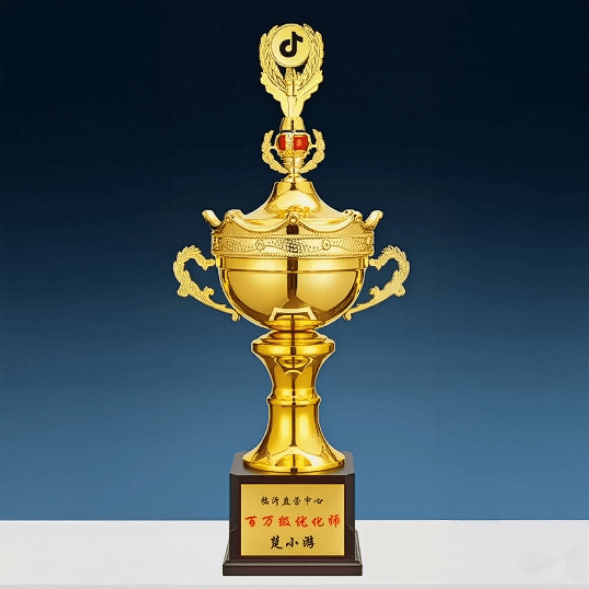 Engravable Metal Trophy | Creative Commemorative Award – TR-1560 - party X party