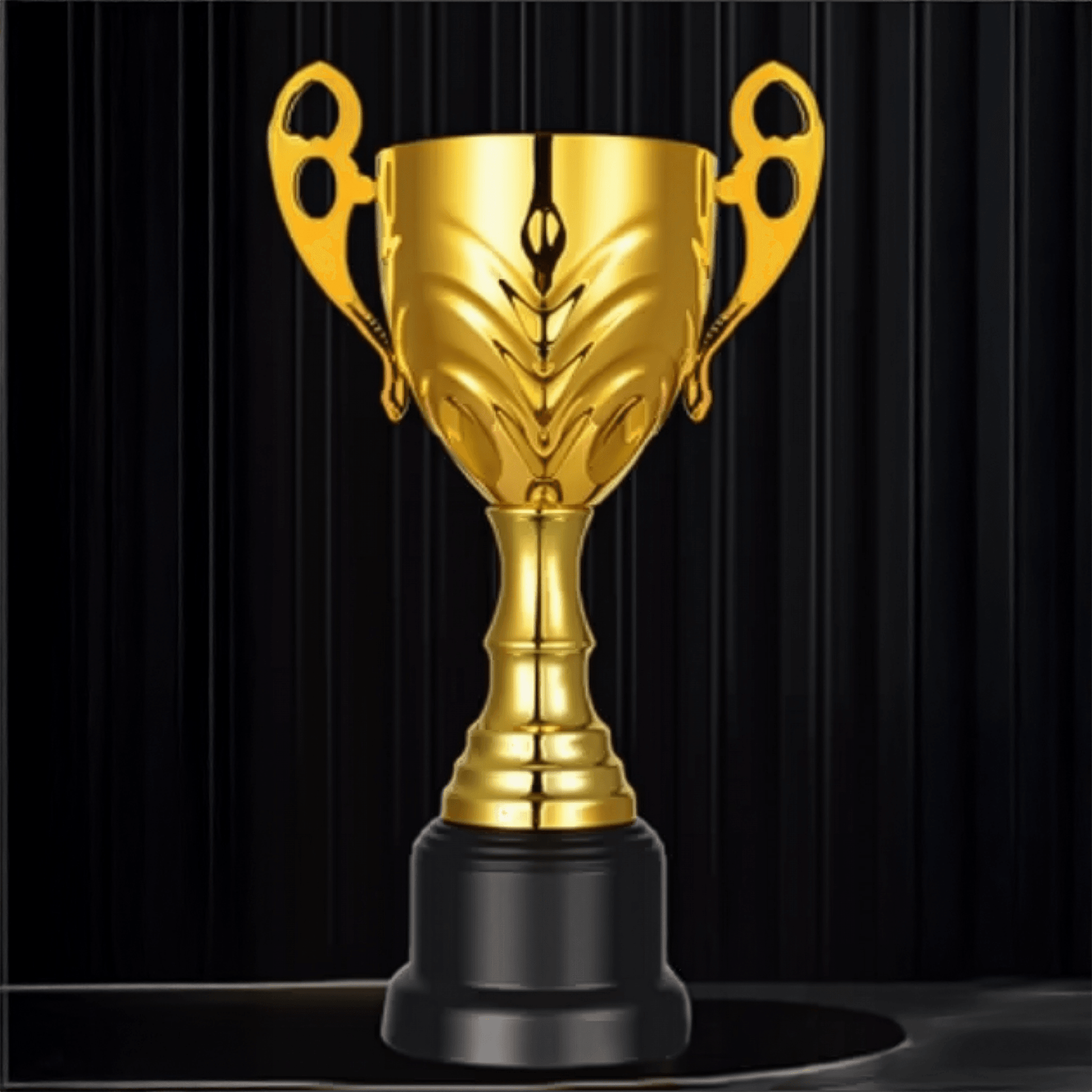 Engravable Metal Trophy | Creative Commemorative Award in Multiple Sizes – TR-1605 - party X party
