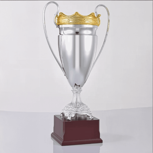 Engravable Metal Trophy | Creative Commemorative Award in Four Colors – TR-1610 - party X party