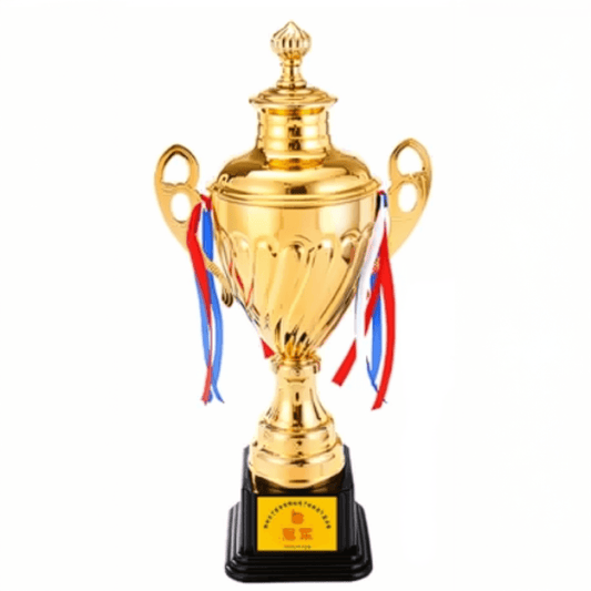 Engravable Metal Trophy | Creative Commemorative Award in Multiple Sizes – TR-1645 - party X party