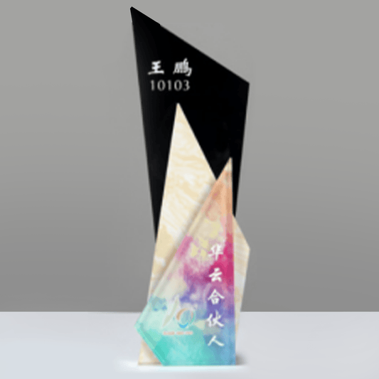 Crystal Trophy Color Trophy Creative Trophy Customizable Color Corporate Trophy – TR-260 - party X party