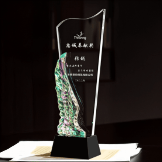 Trophy Creative Trophy Turnable Glass Style Turnable Color Crystal Trophy – TR275 - party X party