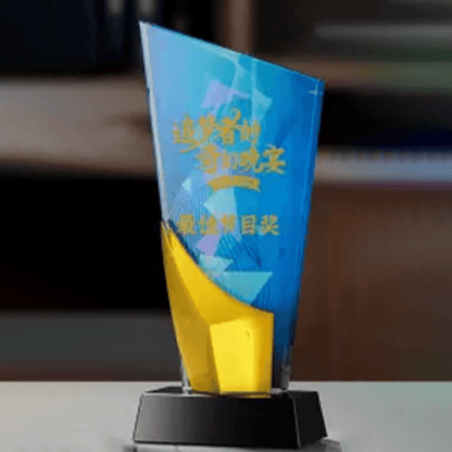 Crystal Trophy Creative Trophy Customizable Color Memorial Trophy – TR-295 - party X party