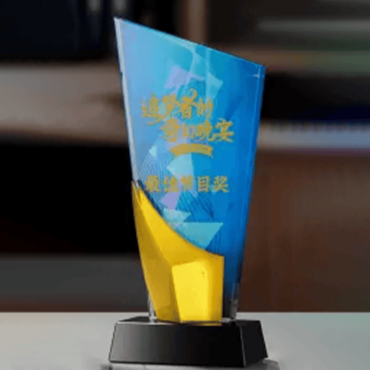 Crystal Trophy Creative Trophy Customizable Color Memorial Trophy – TR-295 - party X party