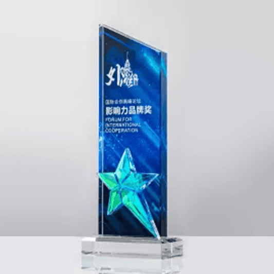 Crystal Trophy Memorial Trophy Customizable Color Creative Trophy – TR-330 - party X party