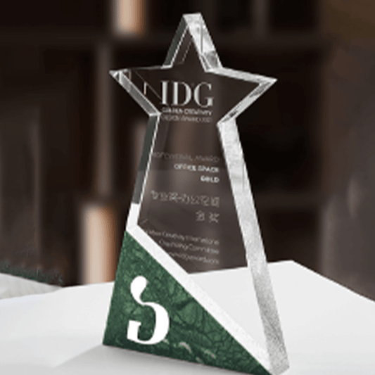 Crystal Trophy Creative Trophy Engravable – TR-535 - party X party