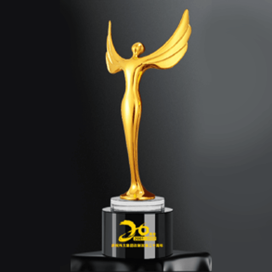 Metal Trophy Creative Trophy Three sizes available, engraving possible – TR-675 - party X party