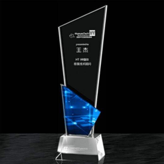 Crystal trophy, free engraving, custom trophy, changeable style, commemorative trophy-TR120 - party X party