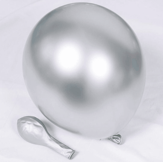 Metal Balloon Birthday Balloon Decoration Metal Silver & Blue Set Balloon Set