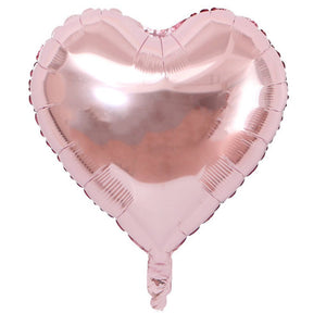 18吋心心氣球 生日氣球派對裝飾 情侶週年紀念日禮物 (多色)- B006