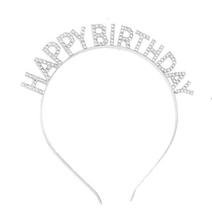 💕HAPPY BIRTHDAY birthday headband (three colors)--A008
