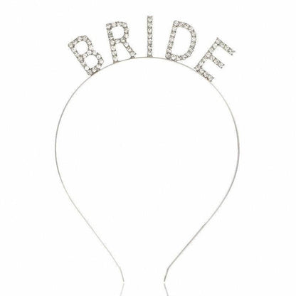 BRIDE Headband – BRIDE TO BE Pre-Wedding Party Accessory – A012