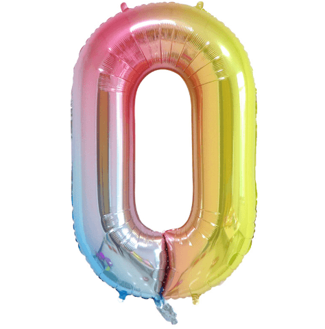 32″ Gradient Number Balloons– B008-M