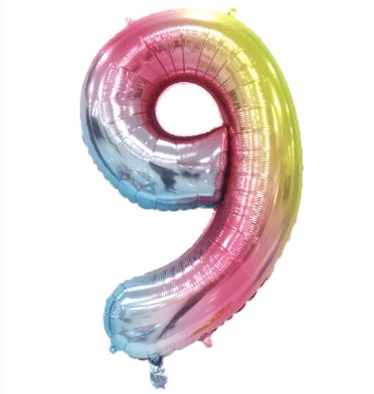32″ Gradient Number Balloons– B008-M - party X party