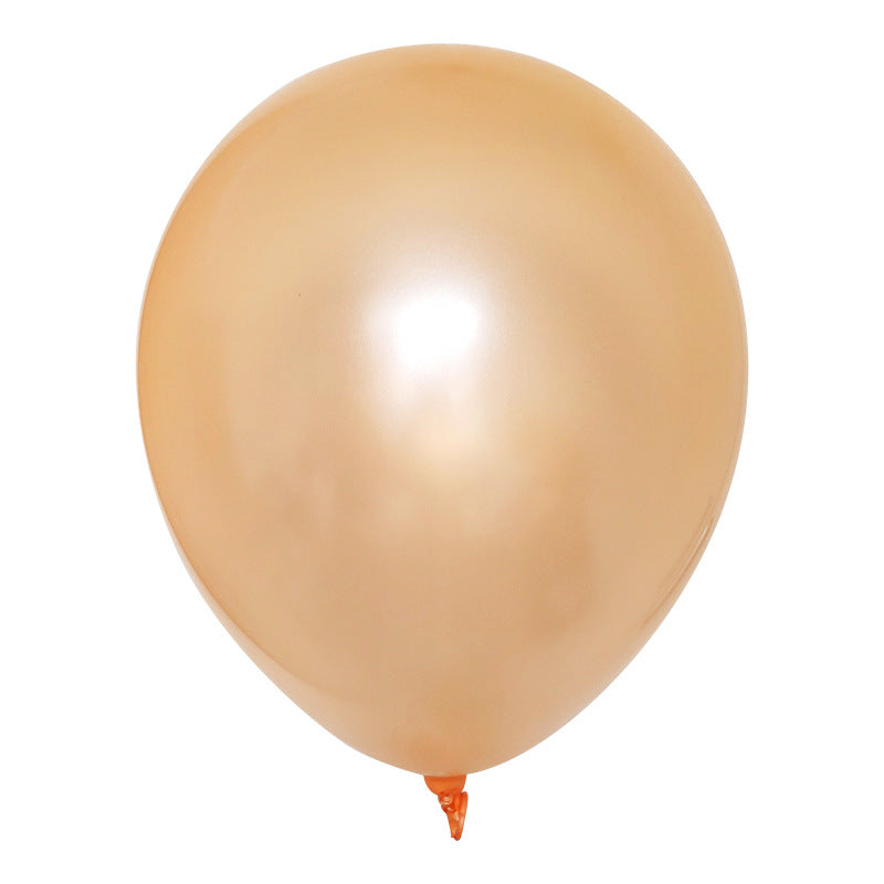 Rose gold champagne gold balloon combination birthday balloon decoration – B001