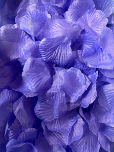 Imitation Petals Couple Anniversary Birthday Heart Heart Romantic Arrangement Gift Decoration [Purple Blue]