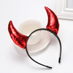 😈 Little devil horn headband Halloween--L011🎃
