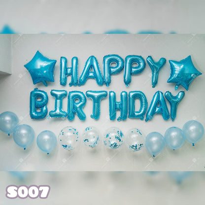 Sequin Balloon Party Decoration Birthday Party Set (Pink Blue) – S007 - party X party