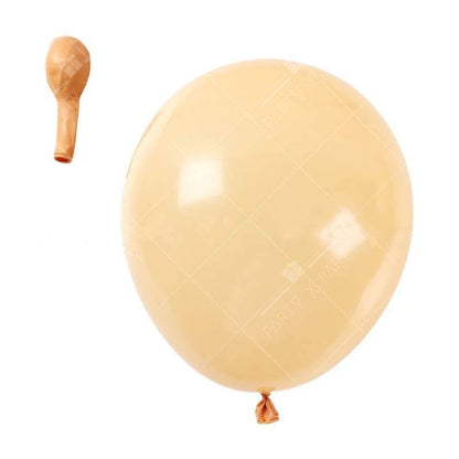 Retro color balloons apricot gray combination birthday balloon decoration
