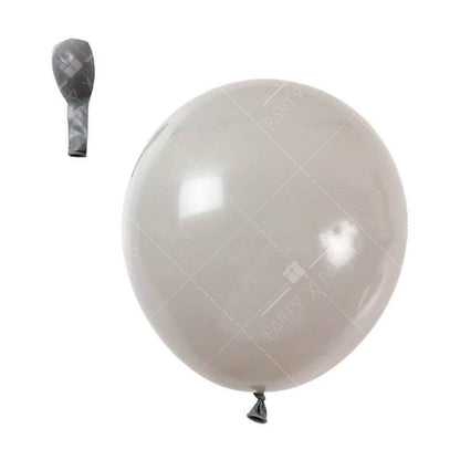 Retro color balloons apricot gray combination birthday balloon decoration