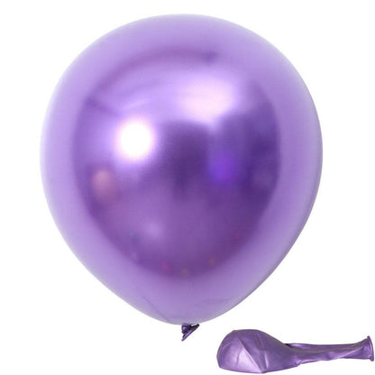 Metallic balloons Birthday balloon decorations Metallic purple and blue combination Balloon combination – B001